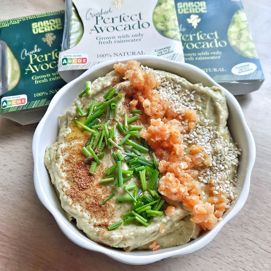 avokado humus