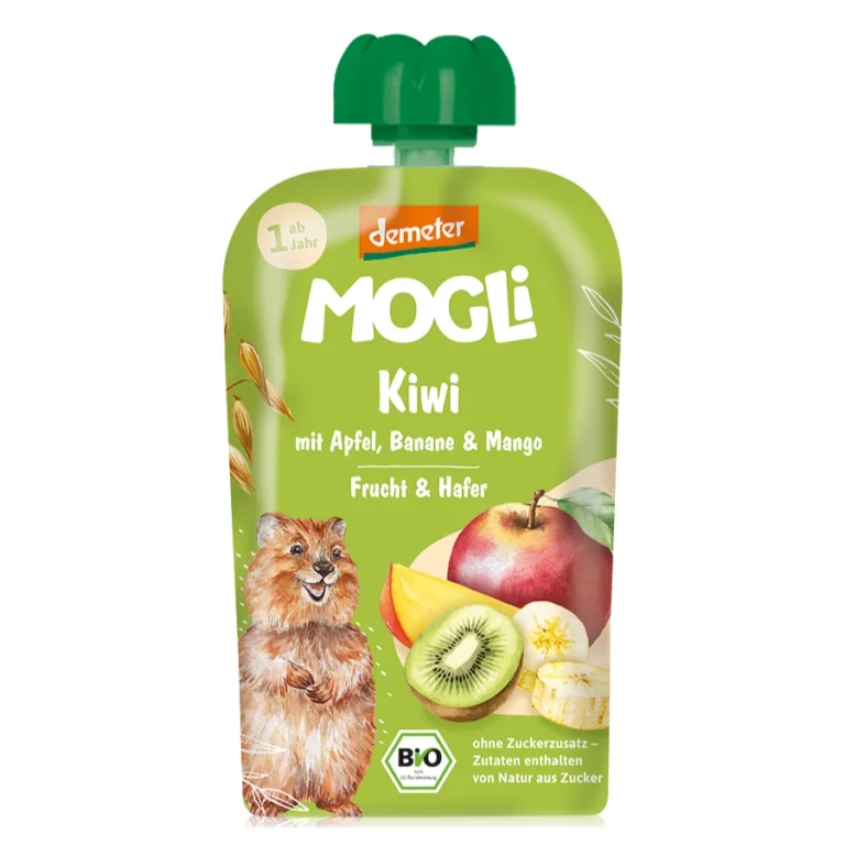 sadna kašica kivi, jabolko in banana demeter, Mogli