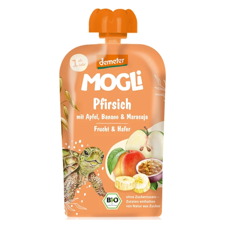 sadno ovsena kašica breskev jabolko banana